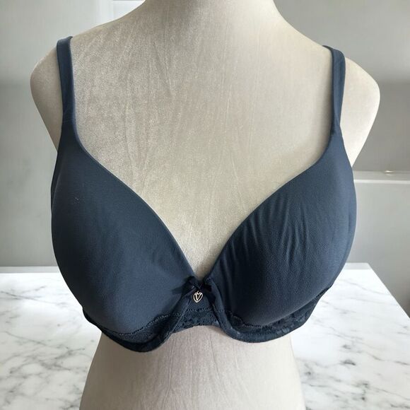Victoria's Secret 11178732 Lined Perfect Coverage Bra Blue 38C - Picture 1 of 11